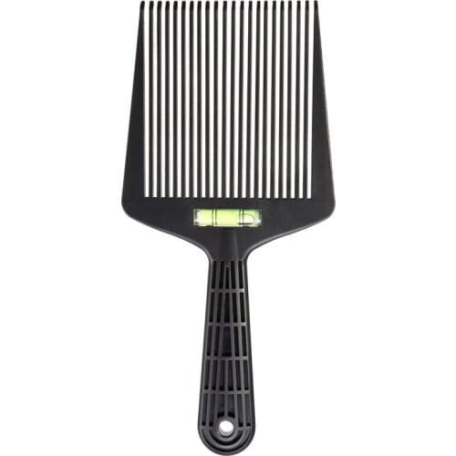 Flat Wide Tooth Hair Comb With Level Instrument Dyeing Coloring Pigment Mixing Coating Pro Barber Hairstyling Brush Tool