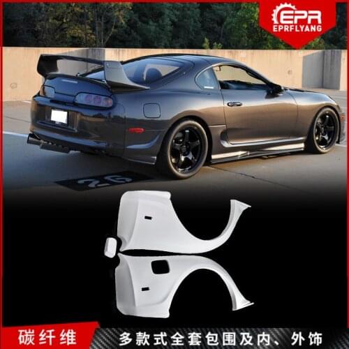 Suit For 1993-98, in Imported Super Devil Refitted with Mk4 Jza80 Resin and Then the Wide Body Wheel Eyebrow Was Installed