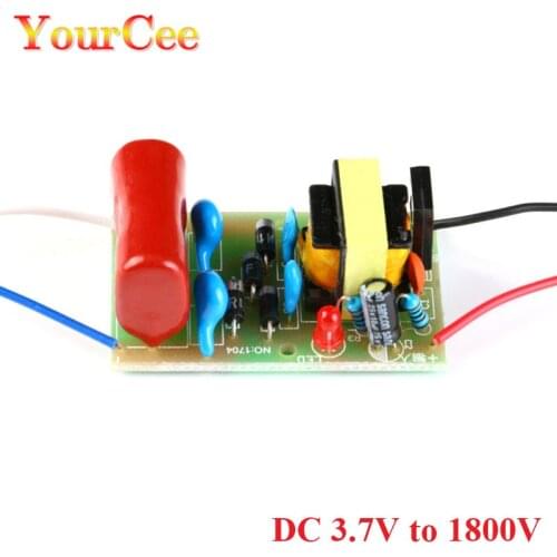 DC 3.7V to 1800V Booster Converter Step Up Module Arc Pulse DC Motor with High Voltage 1800V Capacitors