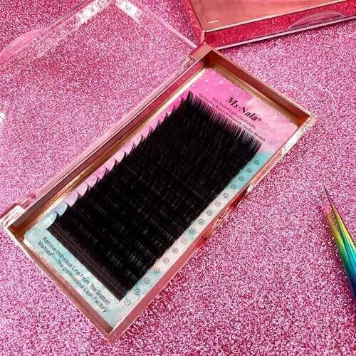MsNala 16 rows faux lash individual eyelash extension lashes maquiagem cilios for professionals natural eyelashes extension