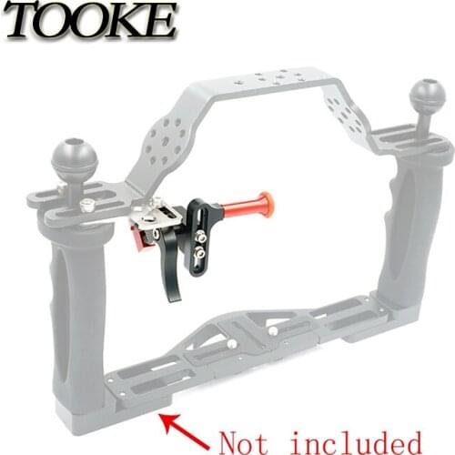 Shutter Trigger Extension Lever Extend Mount Adapter for Underwater Tray Diving Camera Waterproof Housings Case