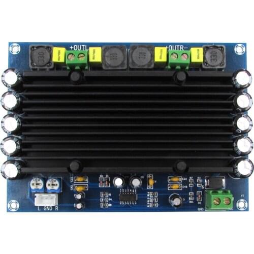 XH-M546 Preset pre-stage TPA3116D2 dual-channel 150W x 2 built-in sound ultra high power digital amplifier board D2-002