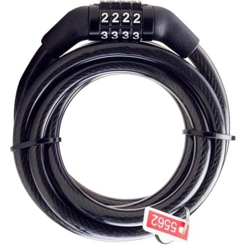 Bicycle Lock Code Combination Lock Bike Security Lock Equipment Bicycle Accessories Bike Cable Lock Universal Anti-theft