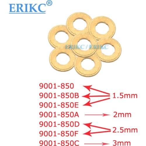 9001-850B 9001-850E Injector Copper Rings Washer Shims Gasket 9001-850A Heat Shield 9001-850D 9001-850C For Delphi Nozzle