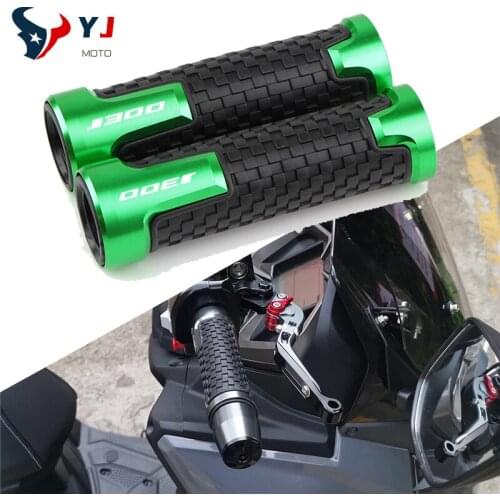 For KAWASAKI J300 Motorcycle Accessories 7/8'' 22MM High Quality Universal Anti-Skid Smooth Rubber Hand End Grips Handle Bar