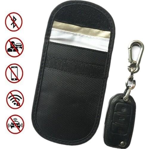 RFID Blocking Signal Key Case for Car Cage Fob Guard for Keyless Anti Theft Anti-Hacking Case RFID WIFI Blocker