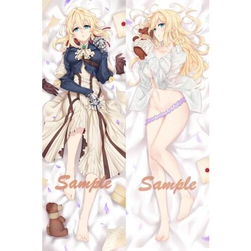 Anime pillow case violet evergarden body pillow Japanese Sexy Female Girls cover Dakimakura Life-sized Hugging Pillowcses