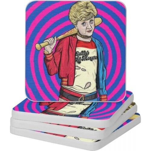 Murder Squad Diatomaceous Earth Square Round Coaster Anti-Scald Cup Bonsai Mat Soap Toothbrush Pad Diameter 10cm