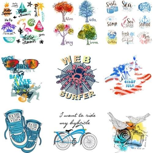 Iron on Transfer for Clothing Letter Patches for Jackets Thermo Stickers Diy Patch Textile Vinyl Stripes Appliques for Clothes J