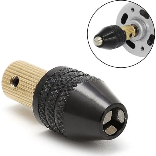 Electric Motor Shaft Mini Chuck Fixture Clamp 0.3mm-3.5mm Mini Drill Bit 3.17mm Micro Chuck R02 Whosale&DropShip