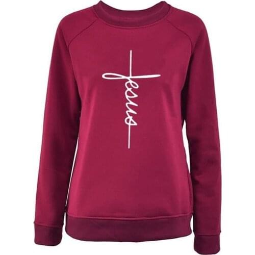 Feaua Letters Print Hoodies For Women Crew Neck Hoodies Women Kawaii Sweatshirt Femmes Print Funny Youth Pockets Autumn Street
