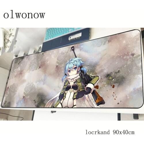 Sword Art Online mouse pad gel 900x400x2mm mousepads gaming mousepad gamer Customized personalized mouse pads keyboard pc pad