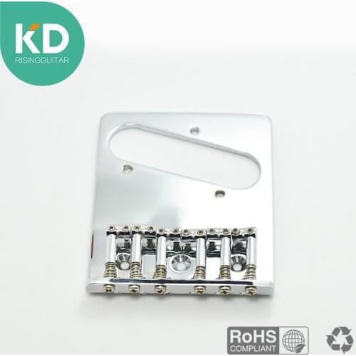 Chrome 6 string Guitar bridge for guitar High Quality