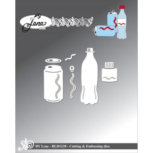 Metal cutting dies Cola cans die mold decoration Scrapbook paper craft knife mould blade punch stencils die