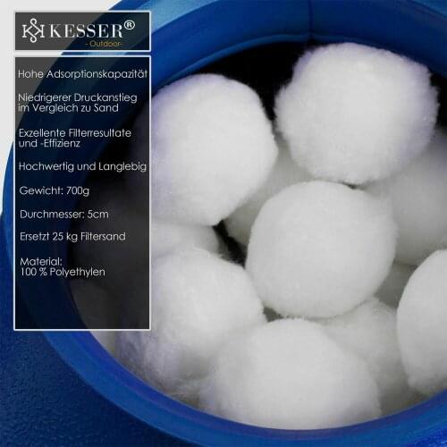 700g Reusable Filter Balls White Filtration Cleaning Filter Balls Polysphere For Swimming Pool Fish Tanks Garden Accessories