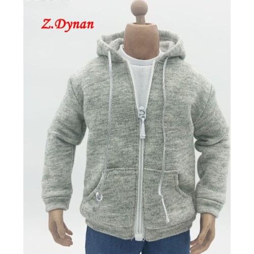 1/6 Scale Male Soldiers Casual Jacket Coat Cardigan Hoodie for 12 Inches HT TBL Action Figrures