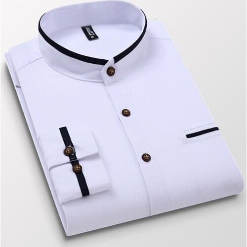 Men Long Sleeve Shirts Fashion Mans Clothing Slim Fit Man Formal Dress Shirts Camisas Shirts for Men