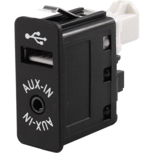 NewCar USB AUX In Plug Auxiliary Input Socket Adapter for BMW E81 E87 E90 F10 F12 E70 X4 X5 X6