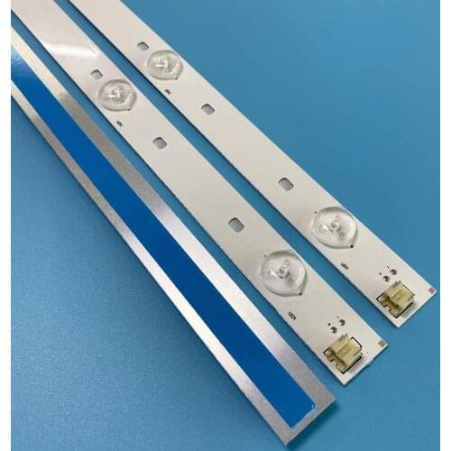 New kit) 3pcs 6LEDs 627mm LED backlight strip for Toshiba 32"TV SVT320AF5 32P1300 32P1400 32P1400VT 32P2400 32P2400VT 32P1400ZE