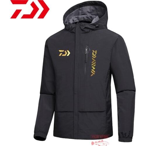 Daiwa Fishing Clothes Mens Autumn Outdoor Single-layer Thin Waterproof Breathable Mountaineering Hunting Jacket Fishing Jacket