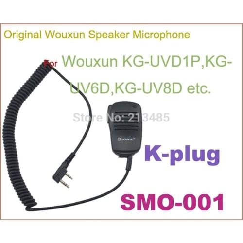 Original WOUXUN Speaker Microphone SMO-001 for Wouxun KG-UVD1P KG-UV8D KG-UV6D etc