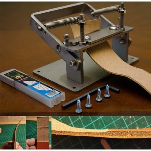 Leather Scraper Manual Leather Skiver Peel Tools Shovel Skin Machine Splitter Vegetable Tanned Handle Peeler