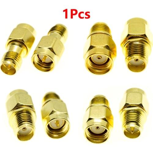 SMA to SMA RP-SMA Male Female RPSMA Jack RF Connector Straight Gold Plating Adapter