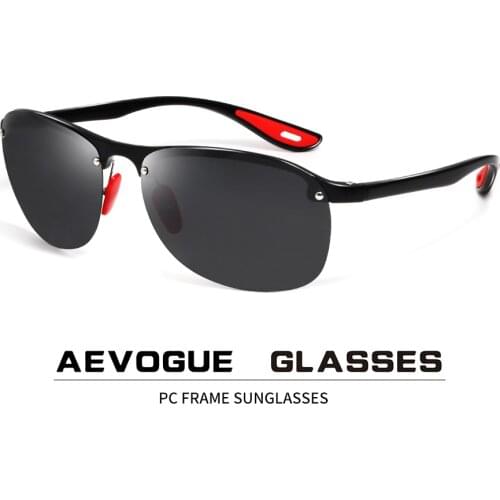 AEVOGUE Polarized Sunglasses For Men Rimless Cool Driving Fishing Goggle Sun Glasses Brand Design UV400 Protection AE0657