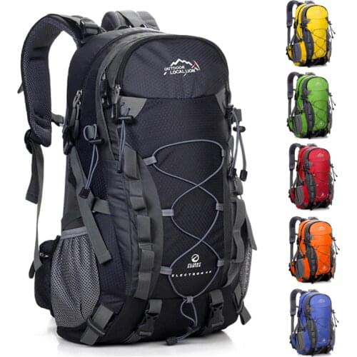 B37 Ultra-light anti-rain comfortable decompression large capacity outdoor bag backpack 40L multi-color optional