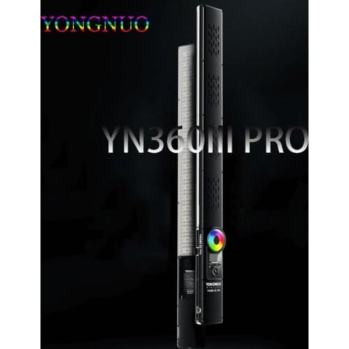 YONGNUO YN360III PRO Photography LED Video Ice Light Touch Adjusting with Remote 5600K RGB Stick Lamp For Makeup Vlog TikTok Ins