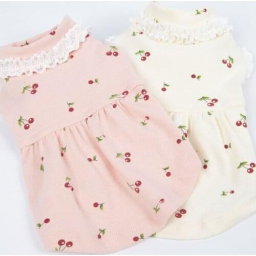 Spring Autumn Dog Dress Pet Clothes Cat Puppy Doggie Costumes Yorkshire Chihuahua Pomeranian Shih Tzu Poodle Schnauzer Clothing