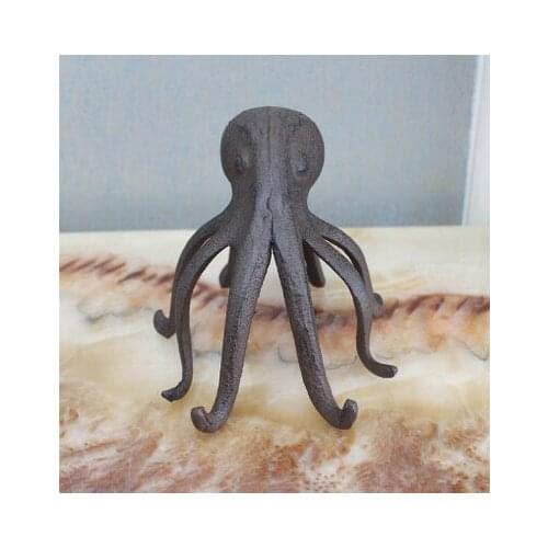 Vintage iron cast-iron mobile phone rack business card rack storage rack animal villa home hotel club decoration cast iron owl