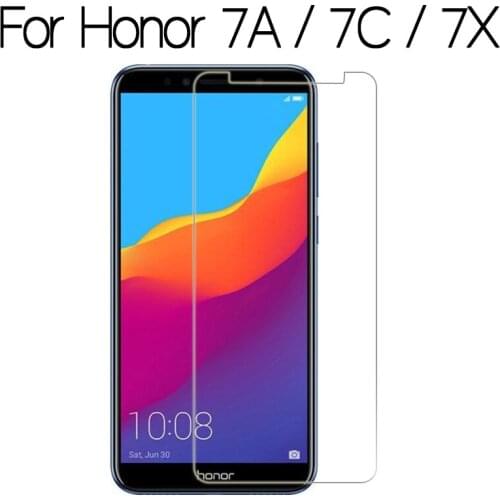 For Honor 7X Tempered Glass For Huawei Honor 7A 7C Pro 7 Screen Protector For Hauwei Huawey Honor7 Honor 7cpro 7aPro Film