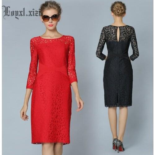 2018 Spring SkinnyTemperament Fashion Office Lady Women Dress LQ0003