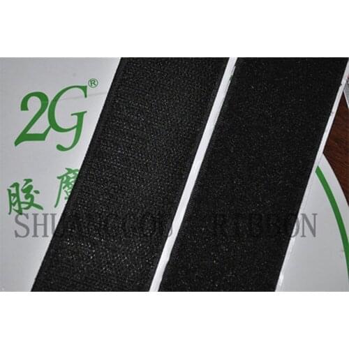 1.5 inch(38mm) width x 27yards length.ALL Purpose fastening tape With Super Adhesive Backing hook and loop