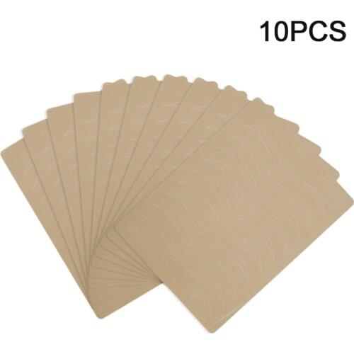 10pcs/pack Inkless Black White Blank Latex Tattoo Suppiles Face Microblading Semi Permanent Eyebrow Skin Trainning Accessories