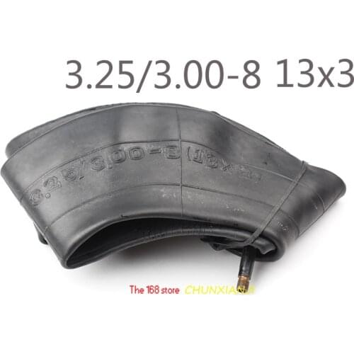 3.25/3.00-8 (13 x 3) Mini Chopper Front Wheel Inner Tube Straight Valve 8 Inch Wheelbarrow Scooters Go Kart ATV tire inner tube