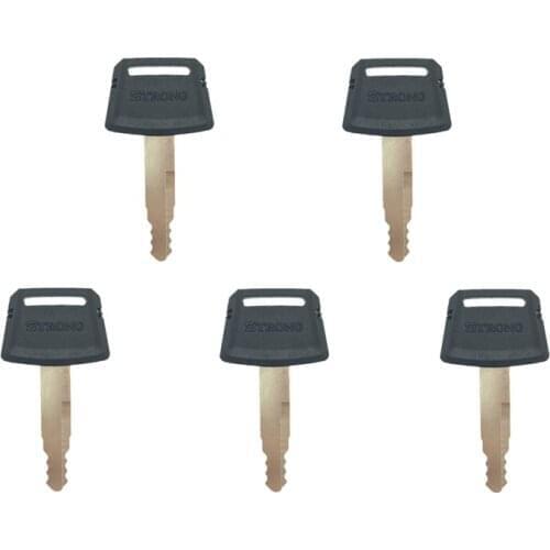 5 PCS Heavy Equipment Key For STRONG Excavator Loader Bulldozer Free Shipping