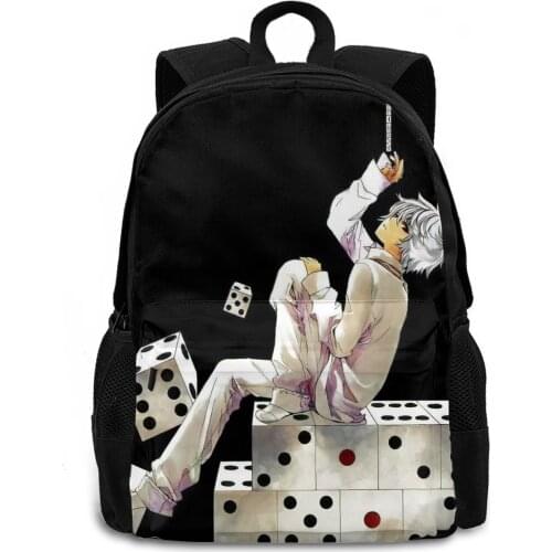 Anime Death Note Large Children School Backpacks Cartoon Bookbag for Boys Girls Casual Daypacks Travelling Rucksack 15.6in