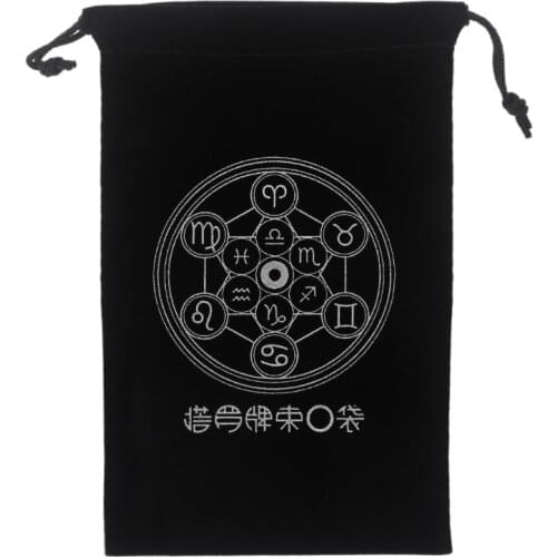 Velvet Bag Tarots Cards Storage Bag Board Game Divination Dice Drawstring Bag Dropship