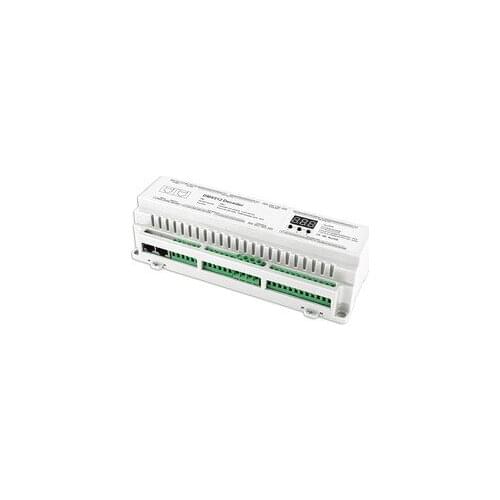 BC-640-DIN 40CH DC12V-24V 5050 rgbw christmas lights control 8 bit16 bDIN Rail high Power DMX512 constant voltage decoder