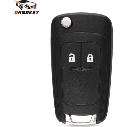 Dandkey Replacement Fob Remote Key Case For Opel Vauxhall Zafira Astra Insignia Holden Flip Key Shell Cover 2 Buttons