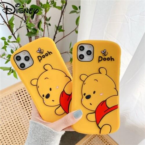 Disney cute Winnie the Pooh phone case for iPhone11Pro/12mini/11promax/12pro/cartoon couple phone cover zz0715-3