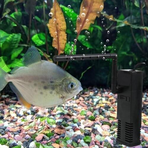 Fish Tank Filter Aquarium Water Air Pump Oxygen Increase Internal Filter Pump 3W/4W/8W/22W for Aquarium Fish Tank Air Increase