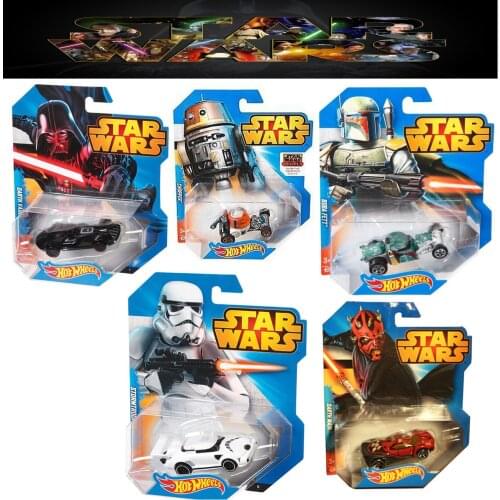 Hot-wheels StartWars Metal Mini Car Toys Diecast for collection 1:64 Scale gift