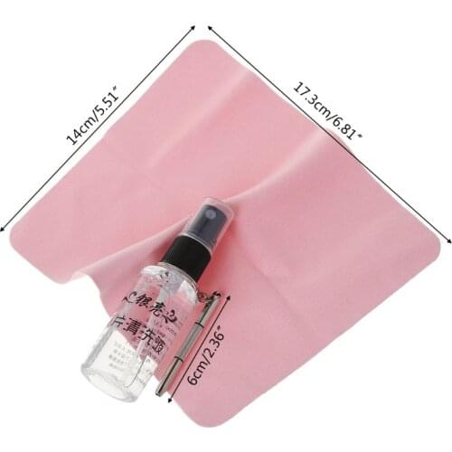 1 Set Glasses Cleaner Repair Kit Cloth Cleaning Screwdriver Portable Screw Removal Tools Sunglasses Phone Screen Wipes Tackle