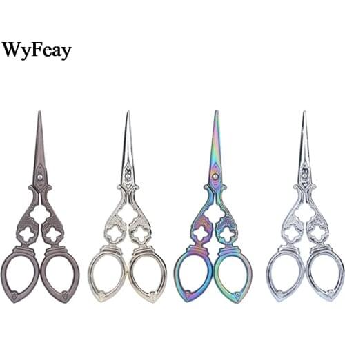 Cross Stitch Retro Classic Vintage Scissors Antique Needlework Embroidery and Sewing Scissors Tailor Thread Fabric Cutter Shears