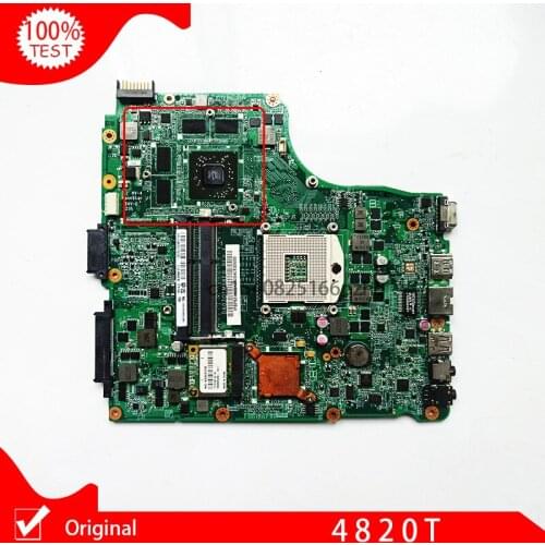 Original DA0ZQ1MB8F0 REV F For Acer Aspire 4820T 4820TG laptop motherboard HM55 DDR3 main board