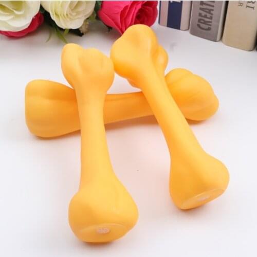 Resistant To Bite Bone Dog Pet Toys Puppy Molars Rubber Play for Teeth Training Thermal Rubber Pet Dog Toys Squeak Toys