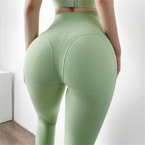 High Waist Peach Hip Yoga Pant Women Push Up Gym Running Training Fitness Leggings Quick-Drying Workout Clothes